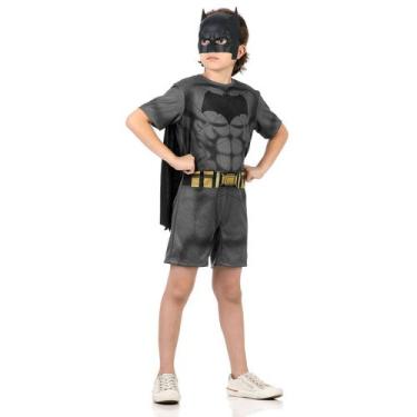 Imagem de Fantasia Batman Curto Infantil - Liga Da Justiça - Liga Da Justiça - F