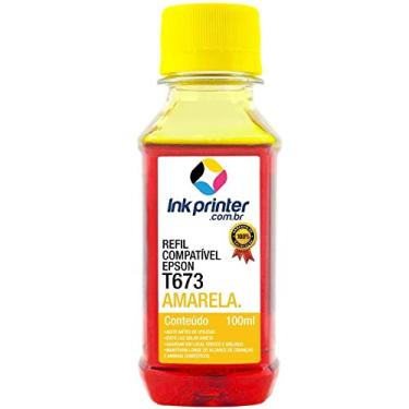 Imagem de Tinta para Epson L805 - Amarelo - Compatível Ink Printer (t673-100ml)
