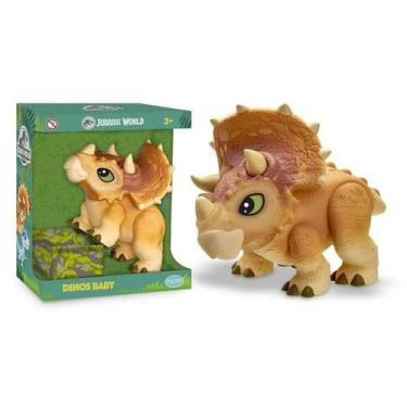 Imagem de Brinquedo Infantil Boneco Dinossauro Triceratops Pupee - Puppe