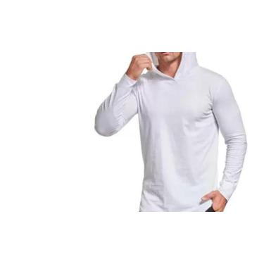 Imagem de Camisa Segunda Pele Dry Fit Térmica Proteção Uv Com Capuz - On Lit