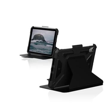 Imagem de URBAN ARMOR GEAR UAG Capa projetada para iPad Mini (6ª geração, 2021) Metropolis SE capa protetora, suporte para visualização em vários ângulos com suporte para lápis, preta