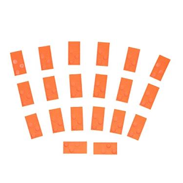 Imagem de Bloco de rosca, ferramenta de instalação conjunto de blocos de rosca, conjunto de ferramentas de piso 20 peças para laminado de azulejo para laminados para piso de madeira para instalação de piso (laranja)