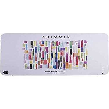 Imagem de Lapis Cor Aquarell, 100 Cores + Pincel Estojo, Artools