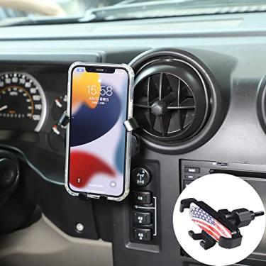 Imagem de PIUGILH Suporte de telefone para saída de ar do carro, suporte de telefone de carro adequado para Hummer H2 2003-2007 (estilo C)