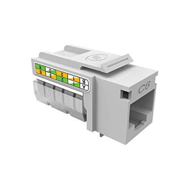 Imagem de Conector RJ45 Fêmea CAT6 Gigalan T568AB BG 35030602 - Furukawa