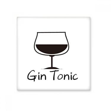 Imagem de Contorno de Gin Tonic Cocktail Azulejo de Cerâmica Brilhante Decalque Pedra Adorna de Tijolos Vitrificados
