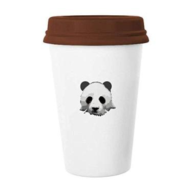 Imagem de China National Treasure Panda Contorno Caneca Café Copo Cerâmico Copo Copo de Cerâmica