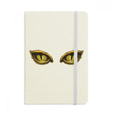 Imagem de Caderno de decoração com olho de gato de desenho animado oficial de tecido rígido diário clássico
