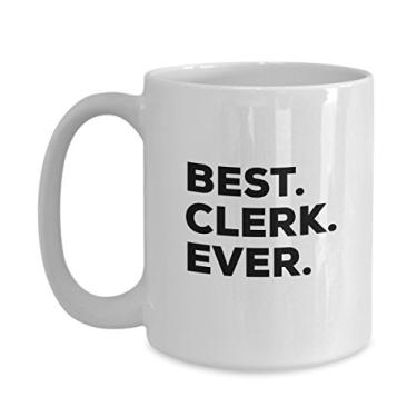 Imagem de Presente de Court Clerk – Caneca de escritório – Copo de café de escritório – Assistente de advogada de contabilidade – Chá quente chocolate vinho para conjunto cesta aniversário agradecimento Natal