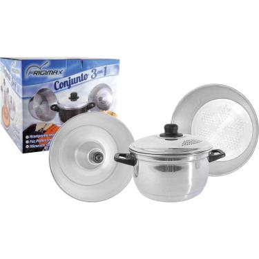 Imagem de PANELA PARA PUDIM E LEGUMES 22 CM Polido