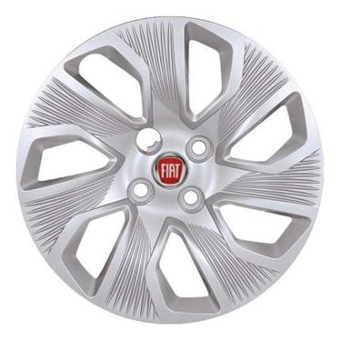 Imagem de Jogo Calota Fiat Grand Siena 2014 15 Aro 14 Emblema Resinado