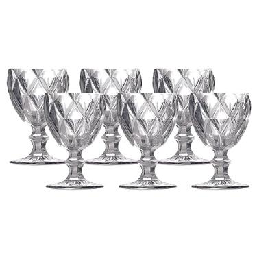 Imagem de Jogo de Taça Diamante Clear 330ml Transparente