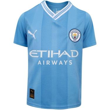 Imagem de Camisa do Manchester City I 23/24 Puma Infantil Torcedor