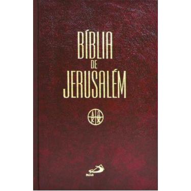 Imagem de Bíblia De Jerusalém Grande Encadernada Paulus Editora