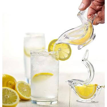 Imagem de Suco Manual De Cozinha Limão Espremedor Frutas Mini Em Forma De Pássaro Portátil Transparente Para Laranja Ferramenta De limão