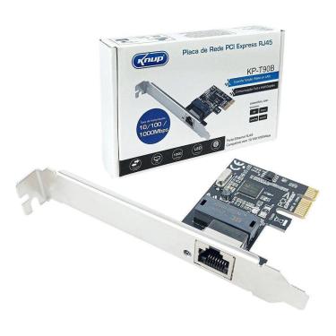 Imagem de Placa De Rede Gigabit Lan Rj45 Pci Express 1000Mbps Para Pc