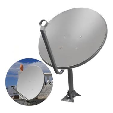 Imagem de Antena Parabólica Ku 60cm Compativel Com Sistema 5g