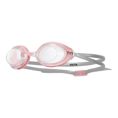 Imagem de Óculos de Natação TYR Vectra Racing Cinza/Rosa Lente Transparente