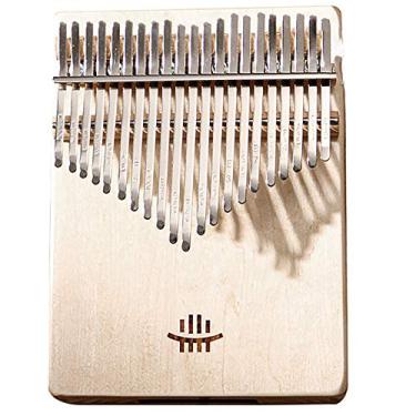 Imagem de Piano de dedo 21 teclas kalimba polegar instrumento musical tradicional, polegar de bolso piano de dedo corpo jacarandá, piano Mbira para amantes de música (19 cm x 14 cm) Fengmu