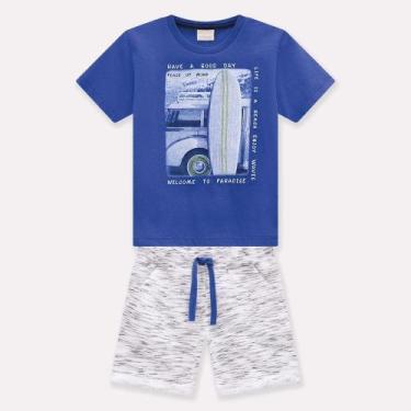 Imagem de Conjunto Infantil Masculino Camiseta + Bermuda Milon 15058