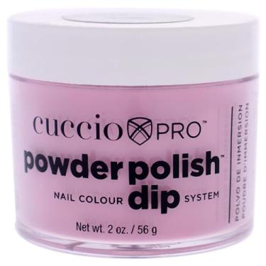Imagem de Cuccio Esmalte em pó colorido - Laca para manicure e pedicure - Pó altamente pigmentado que é finamente moído - Acabamento durável com uma cor rica impecável - Fácil de aplicar - Rosa - 45 g