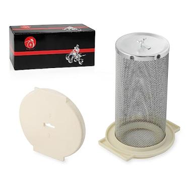 Imagem de Guia de gaiola de filtro de ar e tampa final Para Yamaha Big Bear 350 Moto-4 250 350 Timberwolf 250 YFB250 1987-2000 Kodiak 400 1993-1999 1YW-14458-01-00