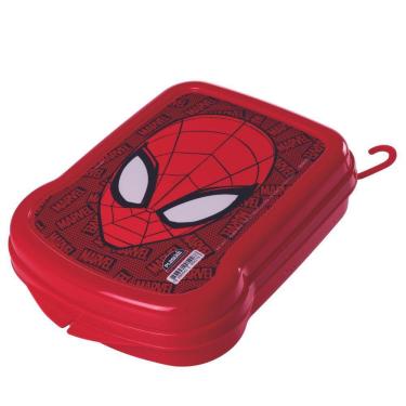Imagem de Sanduicheira infantil de plástico Homem Aranha Plasutil ref.5427