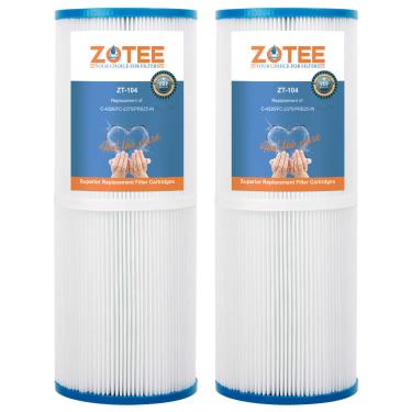Imagem de ZOTEE PRB25-IN Cartucho de filtro de spa compatível com C-4326, Darlly 42513, Guardian 413-106, Filbur FC-2375, Pentair R173429, 3005845, 17-2327, 100586, 33521, 25392, 8177 -25000 Filtros de spa Hot