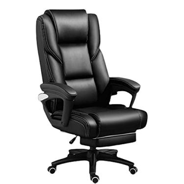 Imagem de Cadeiras de escritório em casa, cadeira Boss com apoio para os pés, cadeira ergonômica para jogos de computador, confortável, reclinável