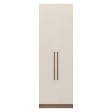 Imagem de Armário Modulado Bartira Lugano com 2 Portas 2 Gavetas 1 Prateleira Casal – Avelã/Capuccino