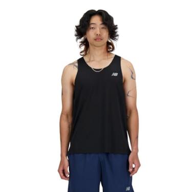Imagem de New Balance Camiseta masculina Sport Essentials, Preto, M