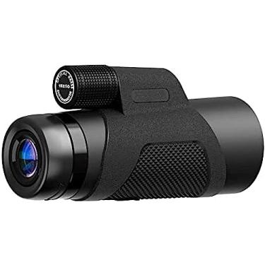 Imagem de Monocular portátil pequeno Monocular portátil pequeno 16X50 Monóculo portátil pequeno poderoso com adaptador de telefone inteligente, visão de alta potência para adultos, para observação de