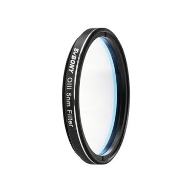Imagem de SVBONY SV227 Filtro de telescópio, filtro de banda estreita CCD OIII 5nm de 2 polegadas para fotografia de céu profundo
