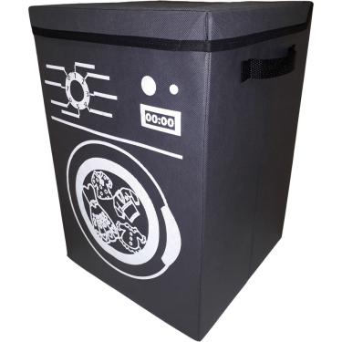 Imagem de Cesto Para Roupa Suja Dobrável Lavanderia