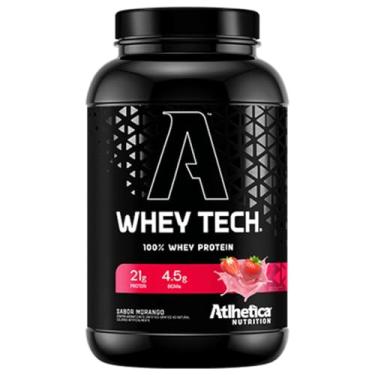 Imagem de WHEY TECH 900G (CONCENTRAD0 + ISOLADO) MORANGO- ATLHETICA NUTRITION