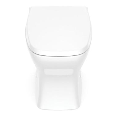 Imagem de Kit 2 Vaso Sanitários Rimless com Assento Pp Softclose Vip Celite Branco Brilho