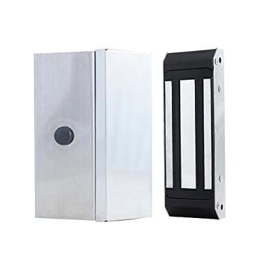 Imagem de Fechadura Magnética Eletroimã M100 100kg em Inox com Sensor Porta Pivotante e Deslizante Ipec