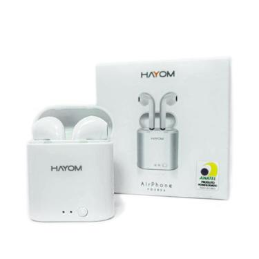 Imagem de Fone de Ouvido Airphone Sem Fio TWS Bluetooth 5.0 com Case - Hayom