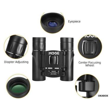 Imagem de Binóculos dobráveis de 30000m, visão noturna, baixa luz ZOOM - BAK4