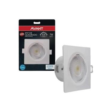 Imagem de Spot Supimpa 7w 6500k Bivolt Emissão De Luz Branca Avant Quadrado