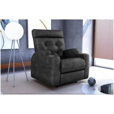 Imagem de Poltrona Reclinável 4 Posições Matrix  Compass, Preto