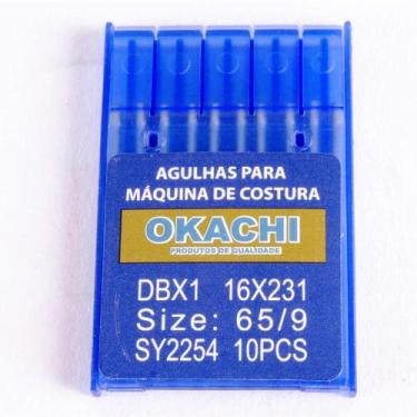 Imagem de Agulha Reta Cabo Fino com 10 DB1 9 B Okachi