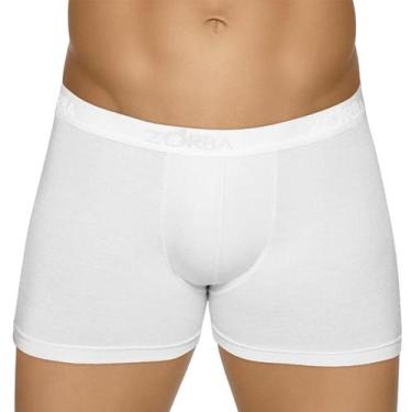 Imagem de Cueca Zorba Boxer Modal 0689, Branco, G