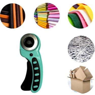 Imagem de Cortador de Tecidos Papel Circular Profissional Manual Rotativo Artesa