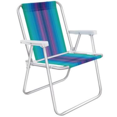 Imagem de Cadeira Alta Alumínio Sortida 110Kg - Mor 002101