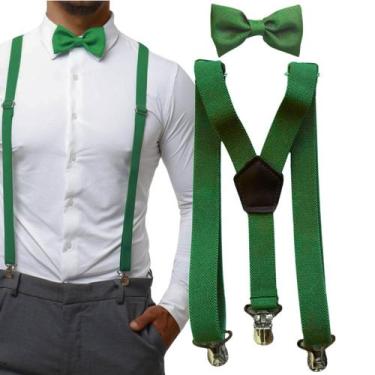 Imagem de Kit Suspensório E Gravata Borboleta Adulto Com Regulagem - MCOLIS, Ver