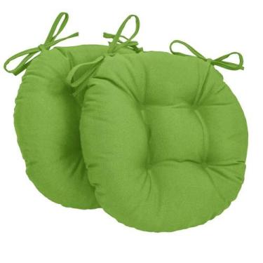 Imagem de Almofada Para Cadeira Redondo Ø40cm - 2pçs - FASTLAR, *Esmeralda