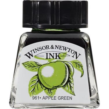 Imagem de Tinta Nankin para Desenho Winsor & Newton Escolha a Cor, APPLE GREEN