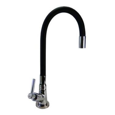 Imagem de 3167 C80 Torneira Bancada com Tubo Gourmet  Preto - MUNDI METAIS