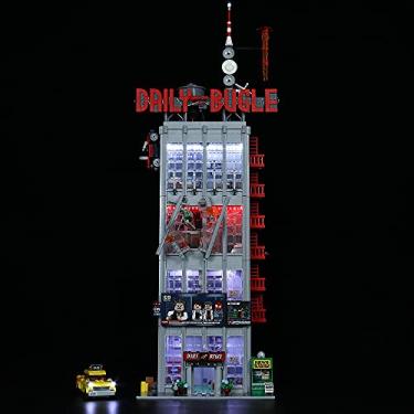 Imagem de Bourvill LED Lights Kit for Lego Marvel Spider-Man Daily Bugle 76178 - Lights Set Compatible with Lego 76178 Set -Classic Version (Lights Kit Without Model)